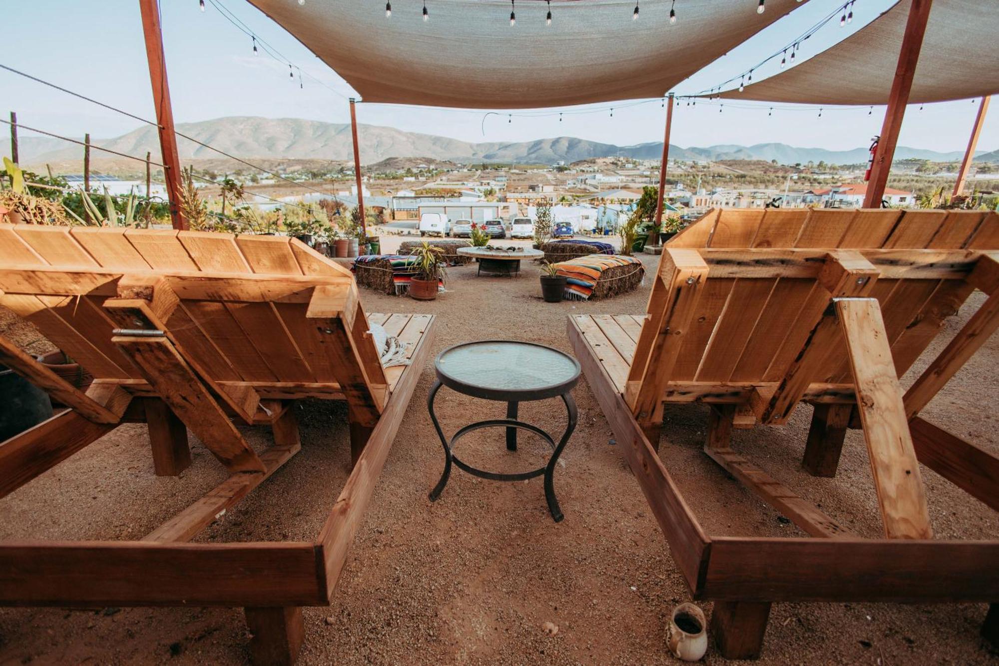 El Porvenir Villa Loar, Valle De Guadalupe المظهر الخارجي الصورة
